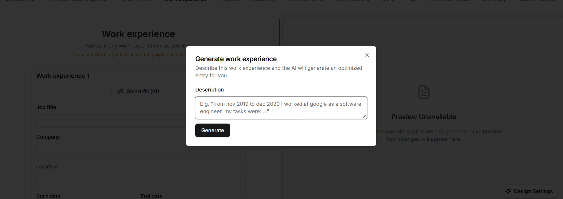 AI Auto-Fill